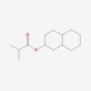 decahydro-beta-naphthyl isobutyrate