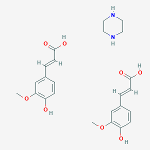 Piperazine bisferulate